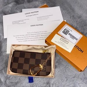 Louis Vuitton Key Pouch Damier Ebene